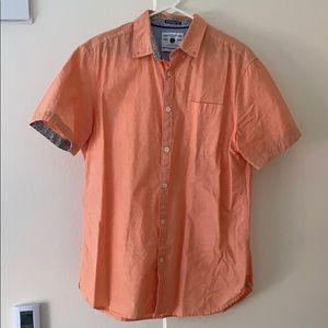 Denim & Flower orange dress shirt